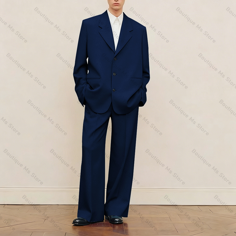 Men's Black Oversized Suit Set - Formal Men Party Wear Jacket reseña y precio