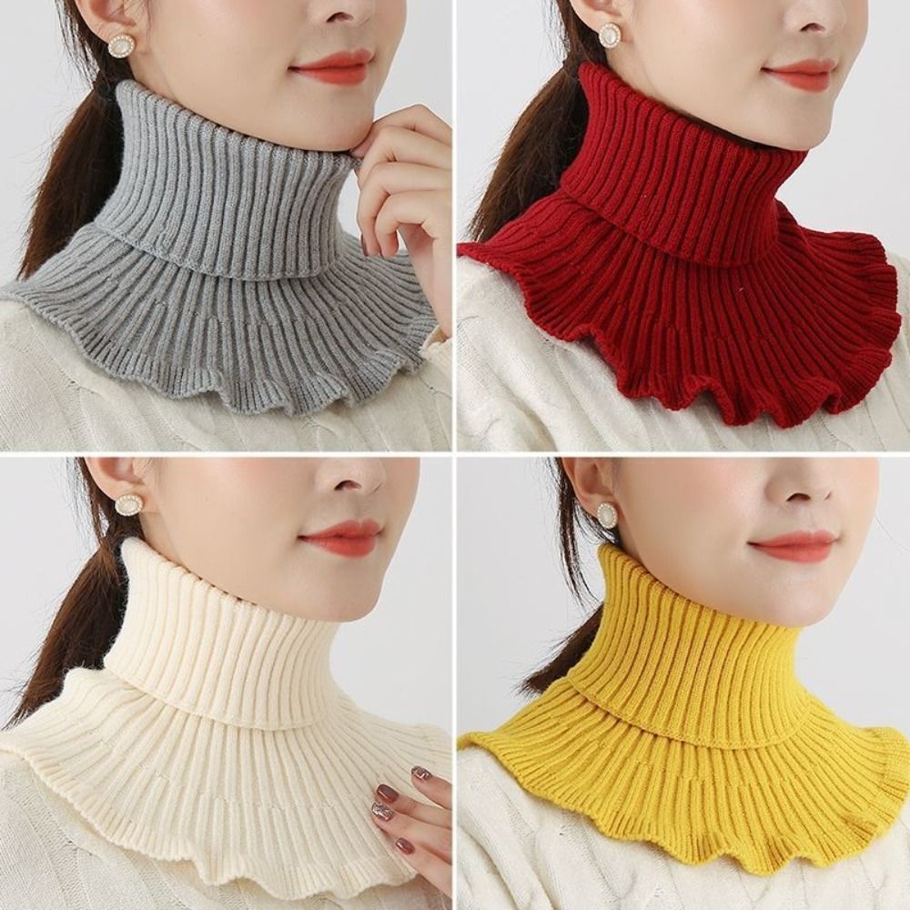 Fashion Warm Knitted Fake Coll - Windsor Knot Tie reseña y precio