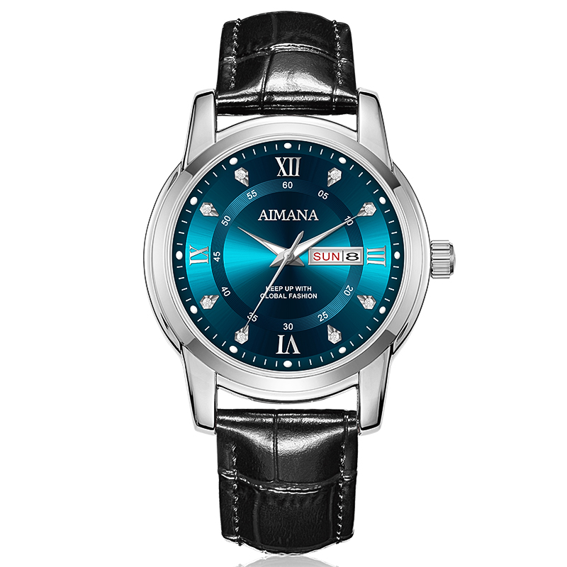 Elegant Leather Band Watch for - Men'S Formal Wear Watches reseña y precio