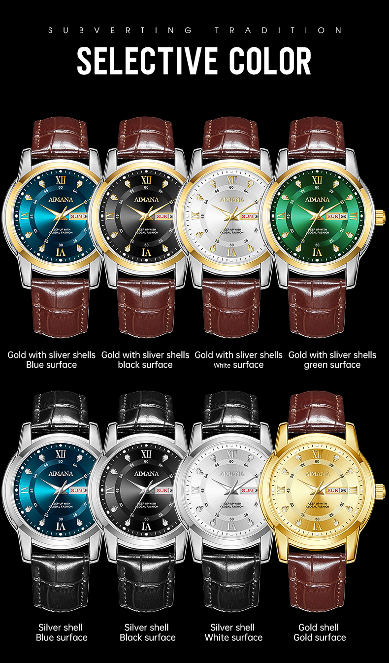 Elegant Leather Band Watch for - Men'S Formal Wear Watches reseña y precio