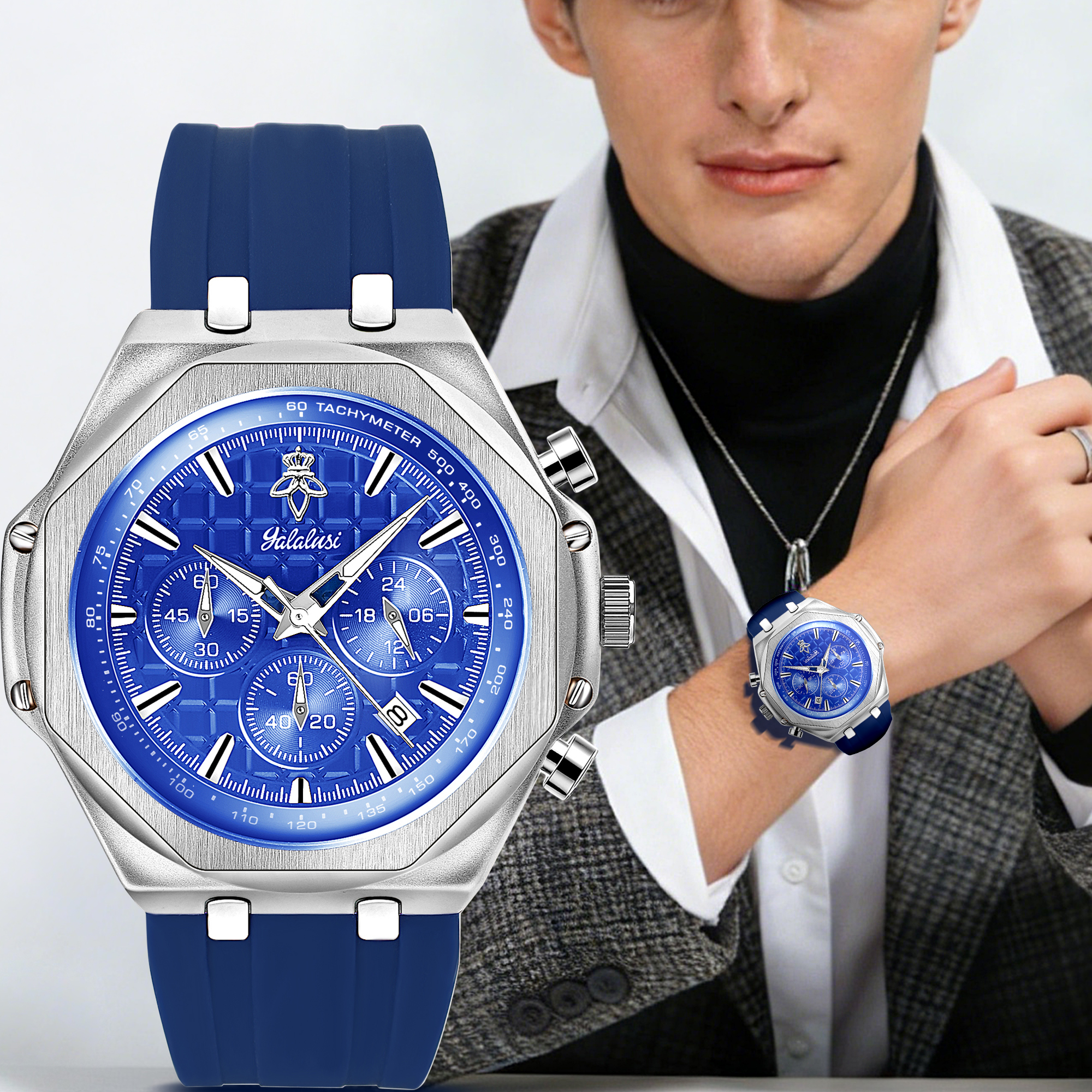 YaLaLuSi Men Waterproof Sport  - Men'S Formal Wear Watches reseña y precio